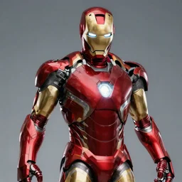iron man suit powered down, 4k realistic photo
