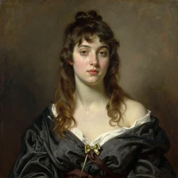 William-Adolphe Bouguereau painting of a young woman