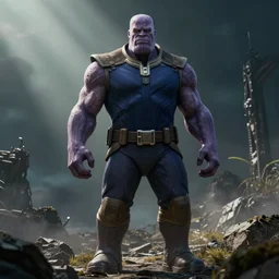 Thanos in the backrooms, cinematic, horror