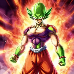 female broly from dragon ball z