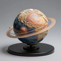 diorama model of the shape of the universe, very accurate, very detailed, realistic materials