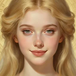 beautiful feminine face!! portrait of young wife blessed by god with ever - increasing physical mental perfection, blonde, symmetrical!! intricate, sensual features, highly detailed, divine holy perfection!! smile, digital painting, artstation, concept art, smooth, sharp focus, illustration, art by artgerm and greg rutkowski and alphonse mucha