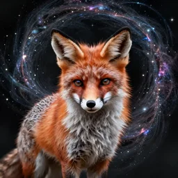 virgo the fox!!!! highly detailed, high contrast, light reflection, trippy, nebula, trending on art station by artgem, by peter mohrbacher, by wlop, by ruan jia