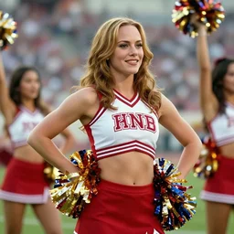 anna paquin as a cheerleader, 4 k, cinematic