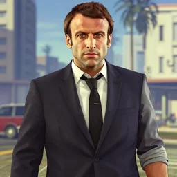 emmanuel macron in gta v
