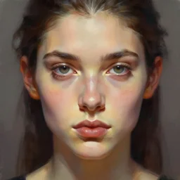 a close up portrait of amazon, by frank frazetta, digital painting masterpiece, beautiful brush strokes, advanced lighting technology, symmetry
