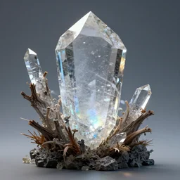 a crystal by greg rutkowski and james gurney.