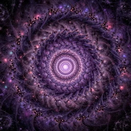 recursive fractal pattern giving birth to the cosmos