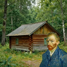 [ a log cabin in the forest ] [ van gogh ] [ vito acconci ]