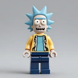 rick and morty as lego