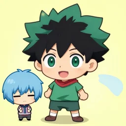 Izuku Midoriya acting cute, Yoji Shinkawa, Chibi