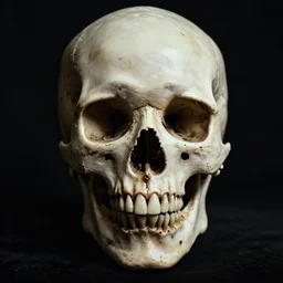 God Skull by H.R. Giger. Portrait.