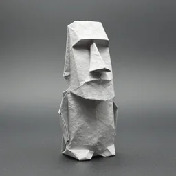 origami moai