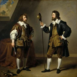 gulliver's travels in the style of eugene de blaas, auguste toulmouche, edgard maxence, oil on canvas, 1 8 8 5