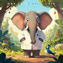 The tremendous adventures of doctor elephant and his friend mr bird, movie poster, artwork by Cory Loftis