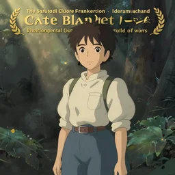 cate blanchet in the style of studio ghibli