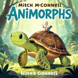 animorphs book of mitch mcconnell turning into a turtle, book cover