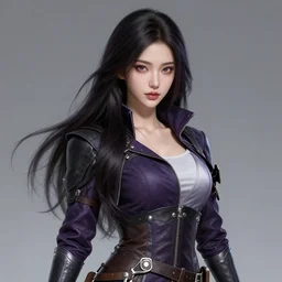 the portrait of chaotic neutral colorful female rogue assassin as unimaginably beautiful, gorgeous, elegant, young woman, an ultrafine hyperdetailed illustration by kim jung gi, irakli nadar, intricate linework, bright colors, octopath traveler, final fantasy, unreal engine 5 highly rendered, global illumination, radiant light, detailed and intricate environment