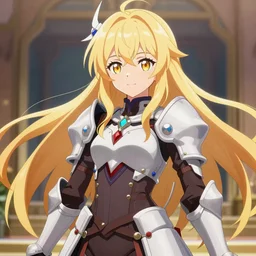 a beautiful blonde anime knight sasucchi 9 5