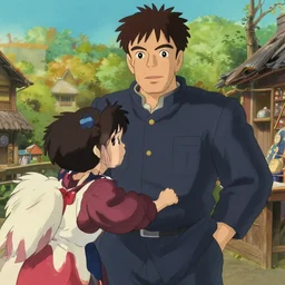 miyazaki painting studio ghibli of jim carrey