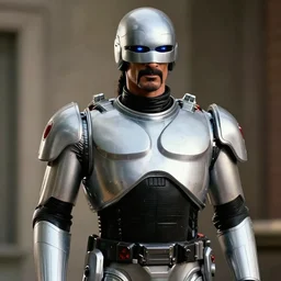 movie still of Snoop Dogg as Robocop