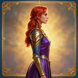 side - profile medium shot portrait, imogen poots paladin, backlit, key lighting, smooth, gaudy colors, unreal engine render, art nouveau, octane render aesthetic, gloomhaven, dota, arcane matte painting concept art, official fanart behance hd artstation by james gilleard, jesper ejsing, lois van baarle, ilya kuvshinov