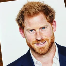 photo of hairy prince harry prints hairy prince on a piece of paper