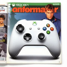 android. xbox photo in game informer magazine ( 1 9 8 9 ). original design by marcus lehto