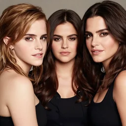 a one girl mixed between selena gomez emma watson blake lively penelope cruz victoria justice emilia clarke kate upton olivia wilde adriana lima elizabeth olsen emily blunt anna kendrick very detailed 4 k