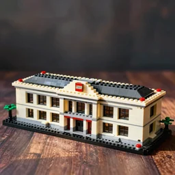 lego model of union station, portland oregon