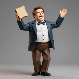 7 0 0 lbs danny devito dancing with a sandwich as papier - mache