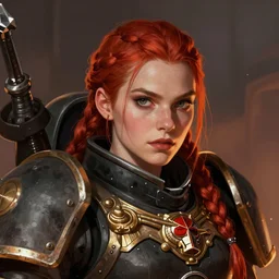 Samara Weaving as Sister of Battle, warhammer 40k, closeup character portrait art by Donato Giancola, Craig Mullins, digital art, trending on artstation