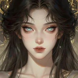 beautiful sorceress, symmetric eyes, close portrait, anime!!, fantasy, ultra detailed, elegant, intricate, dynamic lighting, hyperrealism, digital art, digital painting, artstation, wlop, sharp focus, illustration, art by artgerm and greg rutkowski and alphonse mucha, 8 k
