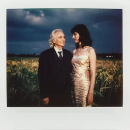 polaroid of a gender role reversal candid shots by Tarkovsky
