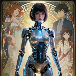 sexy filter. highly detailed portrait of cybertronic led ai shinozaki fembot in detroit : become human, stephen bliss, 8 k, unreal engine, fantasy art by greg rutkowski, alphonse mucha, katsura masakazu, makoto shinkai, james gurney, satoshi kon, kyoto animation, global illumination, radiant light, detailed and intricate environment