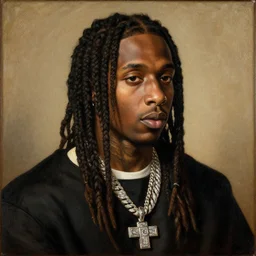 Renaissance painting of Playboi Carti, detailed, realistic