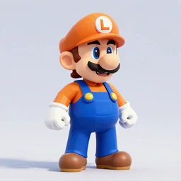low poly luigi - n 9