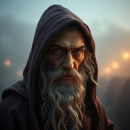 portrait of a wizard nicoletta ceccoli, mark ryden, lostfish, hyung tae, frank frazetta, depth of field, detailed and intricate foggy cairo evening cairo environment, 8 k resolution, hyperrealistic, octane render