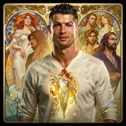 highly detailed portrait of ronaldo luis nazario de lima, stephen bliss, unreal engine, fantasy art by greg rutkowski, loish, rhads, ferdinand knab and lois van baarle, ilya kuvshinov, rossdraws, tom bagshaw, alphonse mucha, global illumination, detailed and intricate environment