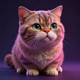 photorealistic floppa cat. hyperdetailed photorealism, 1 0 8 megapixels, amazing depth, high resolution, 3 d shading, 3 d finalrender, 3 d cinematic lighting, glowing rich colors, psychedelic overtones, artstation concept art.