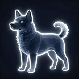 geodesic dog dog dog dog dog vector art futuristic japanese backlight cyberpunk by atey ghailan roy lichtenstein andy warhol pop art, bladerunner, pixiv contest winner, cyberpunk style, cyberpunk color scheme, mechanical, high resolution, hd, intricate detail, fine detail, 4 k