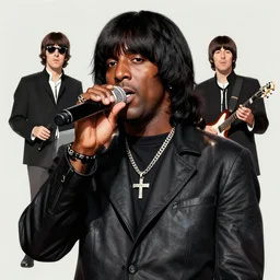 Pimp C as lead singer in the Beatles,