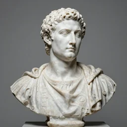julius cesar's bust