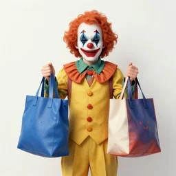 strelkov girkin sad clown with bags masterpiece by jim burns