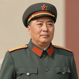official portrait of kim il sung, socialist realism