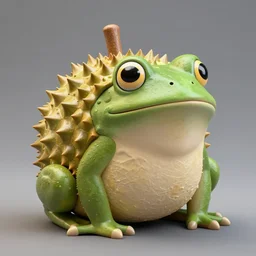 a durian frog 5 0 / 5 0 hybrid, spiky