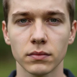photo of the face of a person that lives in latveria,