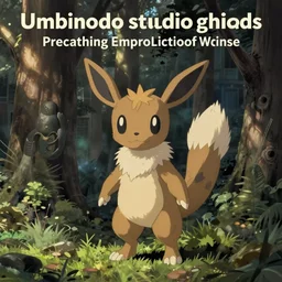 umbreon by studio ghibli
