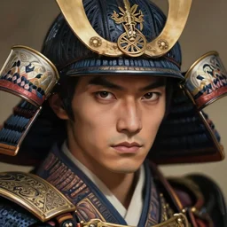 photography of a japanese samurai with focused eyes, deep focus, d & d, fantasy, intricate, elegant, highly detailed, digital painting, artstation, concept art, matte, sharp focus, illustration, hearthstone, art by artgerm and greg rutkowski and alphonse mucha