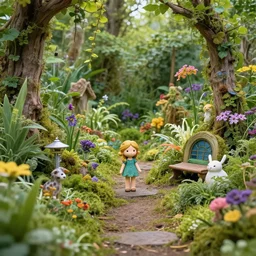 whimsical fairy garden